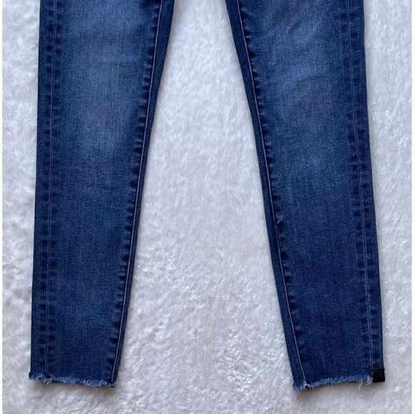 NWT Nancy Rose Mia Skinny Mid Rise Stretch Frayed Raw Hem Distressed Jeans - Picture 11 of 16